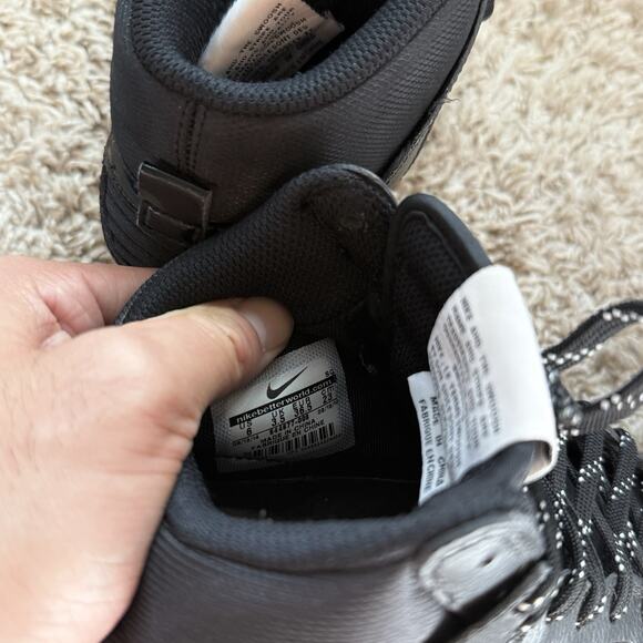 Nike Dunk Sky Hi Shoes Women’s Size 6 Black Wedge High Top Sneakers 644877-008 - Picture 10 of 11